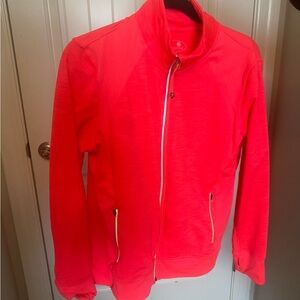Tangerine Neon Pink Zip-Up Jacket